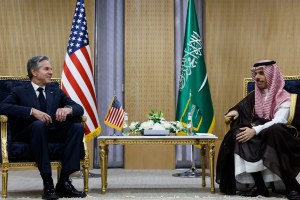 Secretary of State Antony J. Blinken meeting in Saudi Arabia