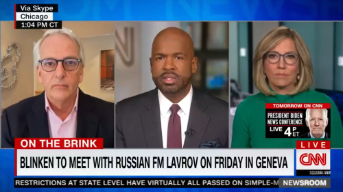 Screen shot of Ivo Daalder speaking with Alisyn Camerota and Victor Blackwell on CNN.