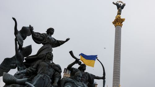 Independence monument in Ukraine 