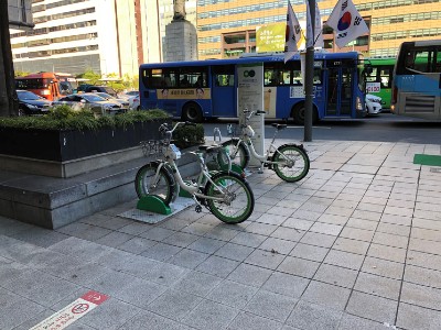 public bike station