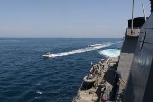 Iranian ships harass US Navy
