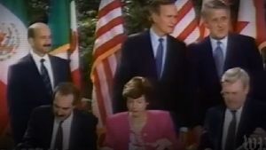 Screenshot of a video about NAFTA from the Washington Post