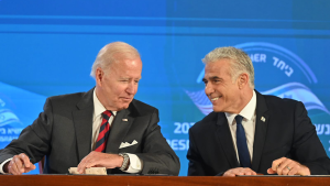 U.S President Joe Biden and Israeli Prime Minister Lapid.