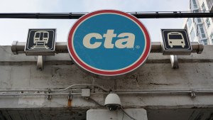 CTA signage at the Granville station in Edgewater, just south of Loyola University.